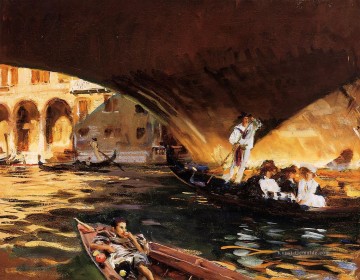  Canal Kunst - die Rialto Grand Canal John Singer Sargent